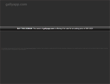 Tablet Screenshot of gallyapp.com